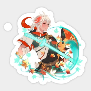 kazuha genshin impact sticker Sticker